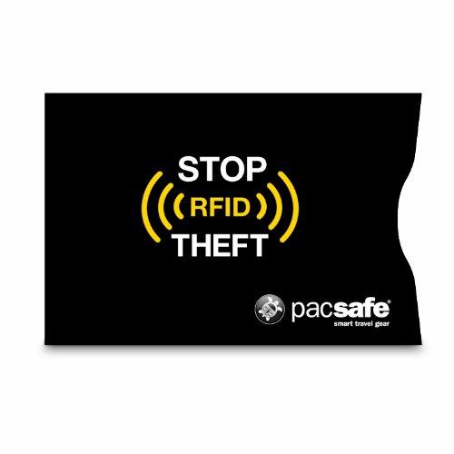 Pacsafe »RFIDsleeve 25 RFID« - 2x card sleeve negro