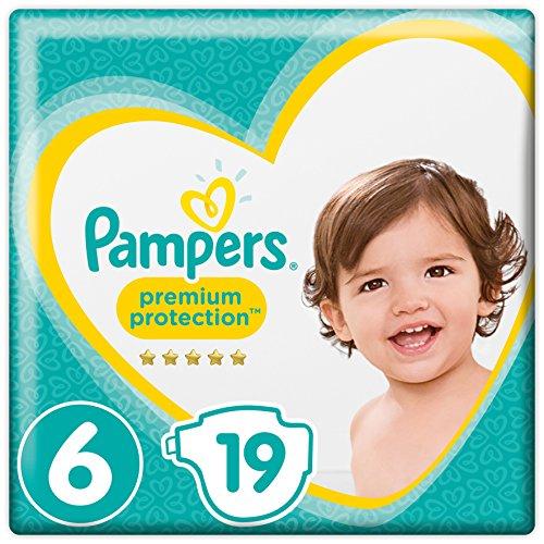 Pampers Pañales para Bebés, Protección Superior, talla 6, 19 unidades