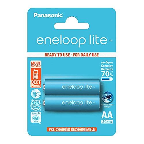 Panasonic Eneloop SY3052739 - Pack de 2 Pilas Recargables, AA