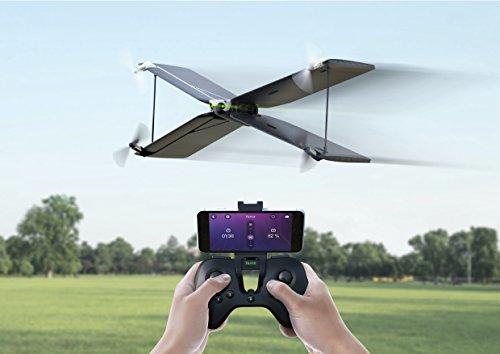Parrot Swing - Dron "dos en uno" cuadricóptero y avión (cámara 30 FPS, 30 Km/h, 8 minutos de vuelo, 100 metros de alcance, programable) + Mando Flypad
