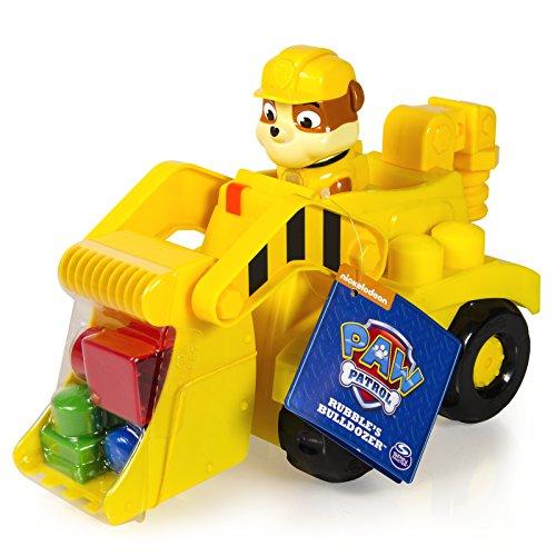 Patrulla Canina 6026140 - Bulldozer Rubble, vehículo en Miniatura