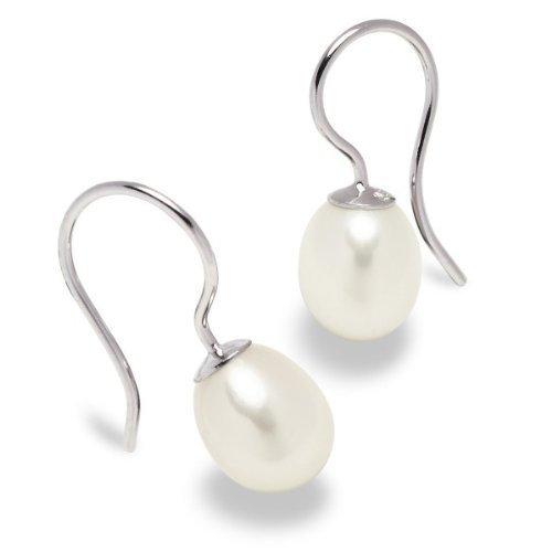 Valero Pearls - Pendientes embellecidos con Perlas de agua dulce - 925 Plata esterlina - Pearl Jewellery, Pendientes de Plata esterlina, Joyería de plata - 354020