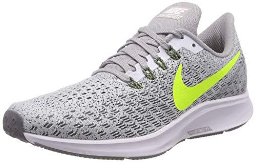 Nike Air Zoom Pegasus 35, Zapatillas de Running Unisex Adulto, Multicolor (White/Volt/Gunsmoke/Atmosphere Grey 101), 42.5 EU