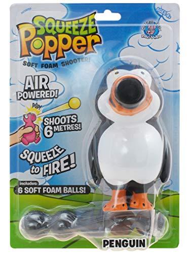 Cheatwell Games Pingüino Popper - Squeezable Suave Espuma Tirador