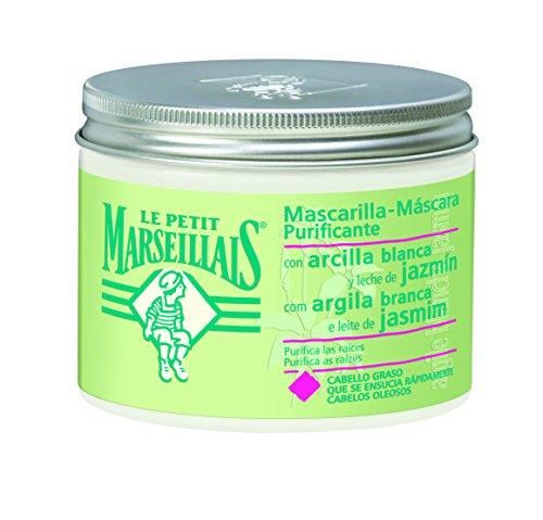 Le Petit Marseillais Mascarilla Arcilla Blanca y Leche de Jazmín para Cabello Graso - 300 ml