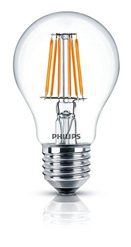 Philips Estándar 8718696517550 Bombilla LED de luz cálida, 7,5 W, casquillo E27, 7.5 W, Blanco, Paquete individual