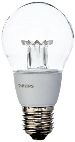 Philips 6W E27 Bombilla LED estándar Mate, 6 W, Transparente y Blanco, 1 Unidad