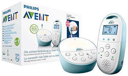 Philips Avent SCD560/00 - Vigilabebés digital con tecnología DECT, LCD, luz nocturna, alcance hasta 330 m