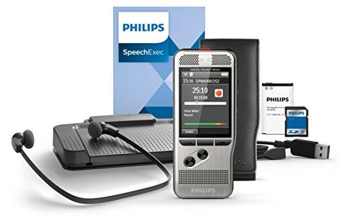 Philips PocketMemo DPM6700 Conjunto de dictado y transcripción