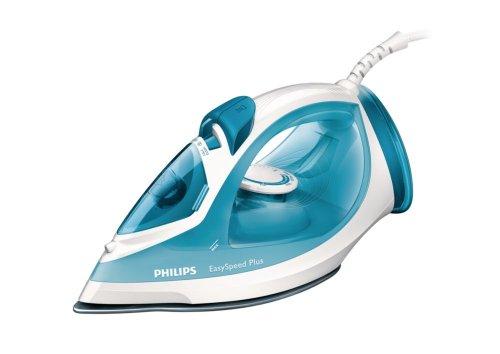 Philips Plancha de Vapor GC2040/70, 2100 W, 0.27 litros, 0.27, Acero Inoxidable, Azul