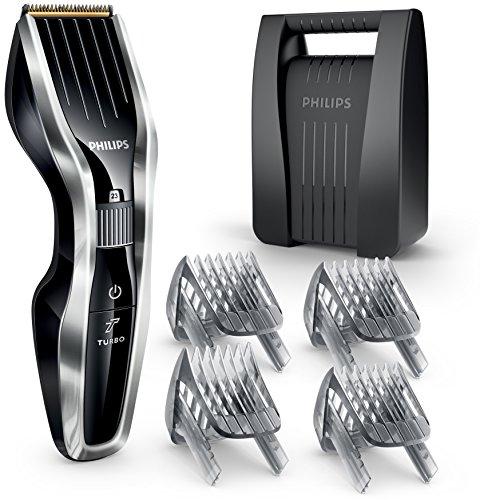 Philips HAIRCLIPPER Series 5000 HC5450/83 cortadora de pelo y maquinilla Negro, Plata Recargable - Afeitadora (Negro, Plata, 0,5 mm, 2,3 cm, 4,1 cm, Titanio, 90 min)