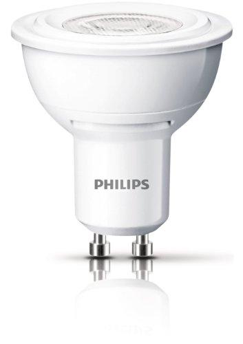 Philips LED Foco 8718291664369 - Lámpara LED (4,5 W, 45 W, GU10, A+, 310 lm, Blanco cálido)