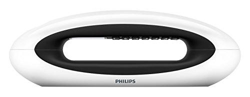 Philips M5602WG/23 - Teléfono inalámbrico duo con registro de llamadas (pantalla de 1.8", manos libres, ECO plus), blanco y negro
