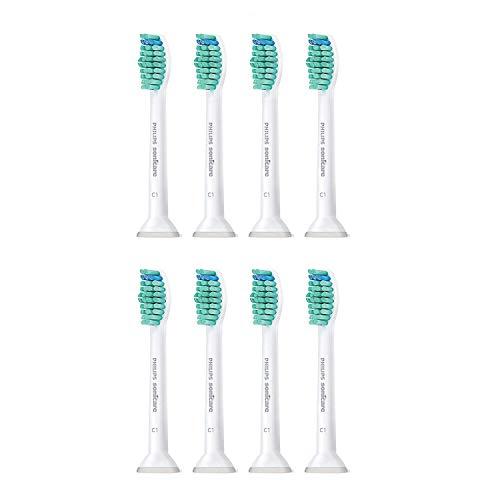Philips Sonicare ProResults HX6018/07 - Set de 8 cabezales estándar para cepillo de dientes eléctrico, color blanco