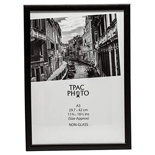 Photo Album Company - Marco de fotos (tamaño A3, 420 x 297 mm), color negro