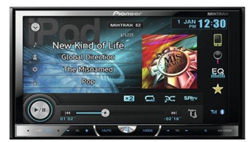 Pioneer AVH-X5600BT - Reproductor de DVD con Pantalla táctil de 6.1" (MIXTRAX EZ, Bluetooth, Control Directo de iPod/iPhone, Entrada Auxiliar y USB, Modo AppRadio y MirrorLink), Negro