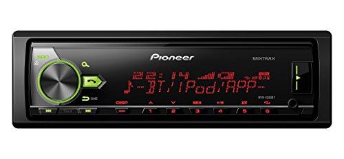 Pioneer MVH-X580BT - Dispositivo estéreo (AM/FM, Bluetooth, USB , Spotify), negro