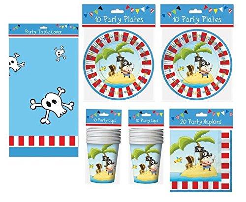 Arpan Pack 20 Childrens Birthday Party 9oz Paper Cups - Boys Pirate