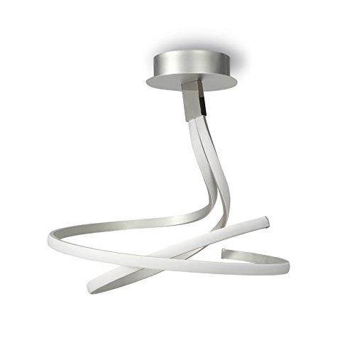 Mantra - Lámpara de Techo, Plateado/Cromado, 52,5 x 52,5 x 64 cm, Aluminio