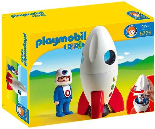 PLAYMOBIL 1.2.3 - Cohete y Astronauta (6776 )