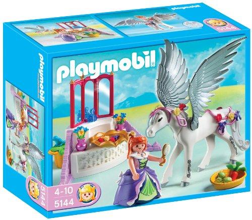 PLAYMOBIL Future Planet - Pegasus with Princess and Vanity, Princesa Pegaso, Multicolor, 25 x 10 x 20 cm, (626701)