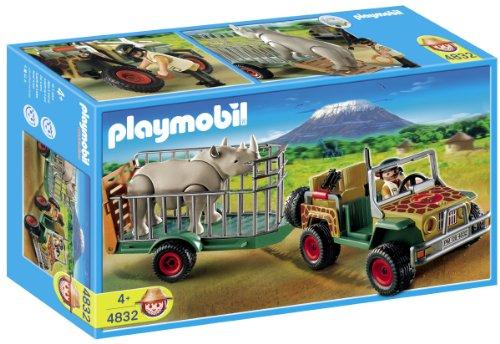 Playmobil 626055 - Selva Vehículo Y Rinoceronte