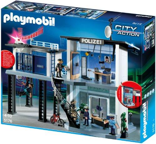 Playmobil City Action - Comisaría de policía con Sistema de Alarma (5182)