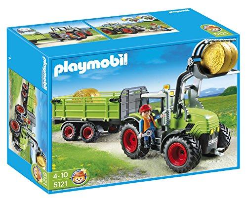 PLAYMOBIL Granja -Tractor con tráiler (5121)
