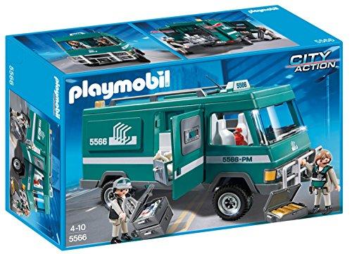 PLAYMOBIL Policía - Vehículo para Transportar Dinero, playset (5566)
