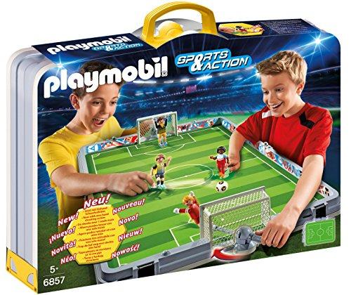 PLAYMOBIL - Set de fútbol, maletín (68570)