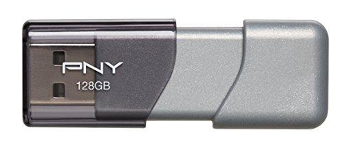 Pny P-Fd128Tbop-Ge Unidad Flash USB 128 GB 3.0 3.1 Gen 1 Conector USB Tipo A Plata - Memoria USB 128 GB, 3.0 3.1 Gen 1, Conector USB Tipo A, 190 MB/S, Girar, Plata