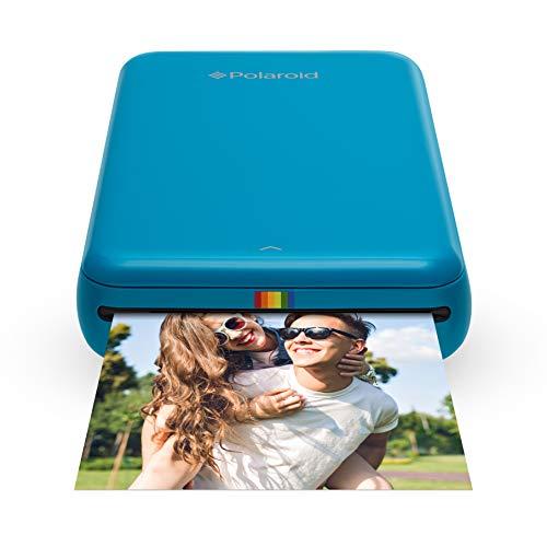 Polaroid  Zip - Impresora móvil, Bluetooth, Nfc, micro USB, tecnología Zink Zero Ink, 5 x 7.6 cm, compatible con iOS y Android, azul, 2.2 x 7.4 x 12 cm