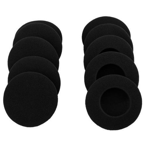 Espuma Protector Almohadillas pa Headset Auriculares (10 unidades, 64mm de diámetro)