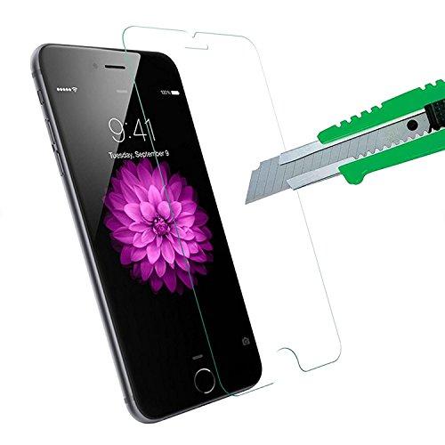 Protector de pantalla o cristal templado para Iphone 6. Grosor de 0,3 mm de máxima dureza a prueba de golpes.