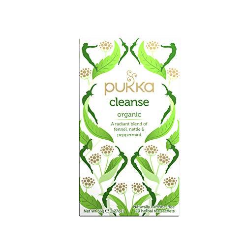 Pukka Organic Cleanse 20 Teabags (Pack of 4, Total 80 Teabags)