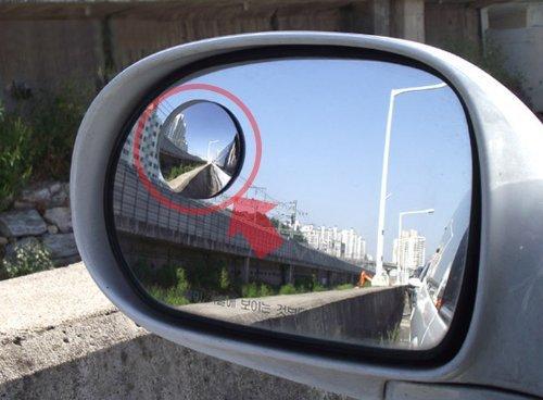 Cardeco Moving Slim Circle Blind Spot Mirror SL Lens 50.8mm 2-pc Set For All Universal Vehicles Car Fit by Automotiveapple