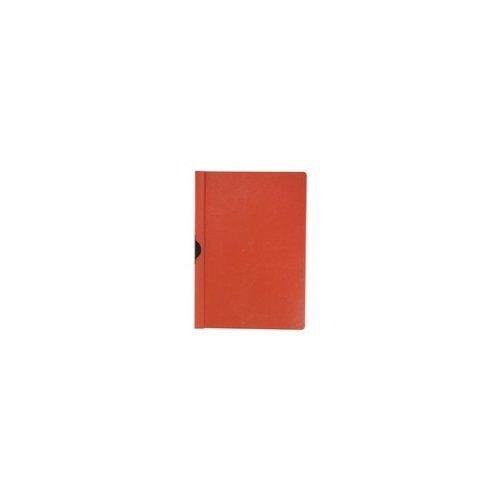 Q-Connect KF00461 - Carpeta con pinza (A4, lomo 3 mm, 25 unidades), color rojo