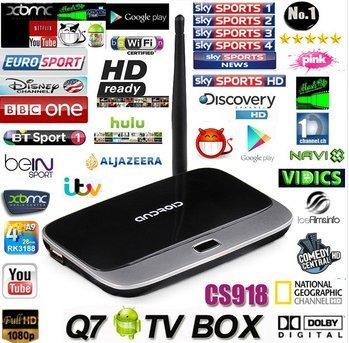 DracoTek TV Box - Cliente de streaming (Cortex A9, 2 GB de RAM, 8 GB, Android), negro