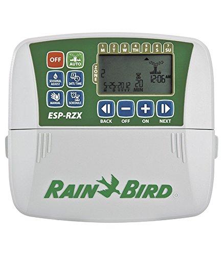 Rain Bird RZX6I Programador de riego eléctrico Interior, Gris, 26.5x7.5x16.5 cm