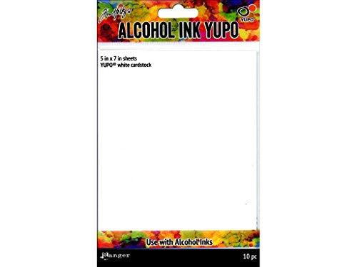 Ranger Tim Holtz - Papel translúcido para Tinta de Alcohol, 10 Hojas, 12,7 x 17,8 cm