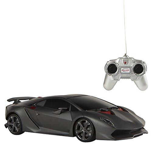 Rastar - Lamborghini Sesto Elemento, coche teledirigido, escala 1:24, gris (ColorBaby 48200)