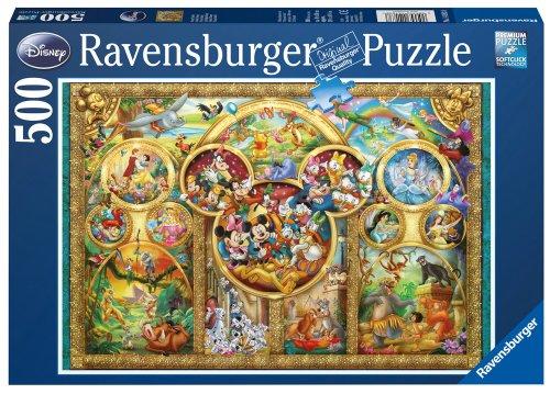 Ravensburger 14183 - Puzle (500 Piezas), diseño de Personajes de Disney