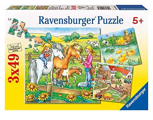 Ravensburger 9293- Puzzle Infantil  (3 x 49 Piezas)
