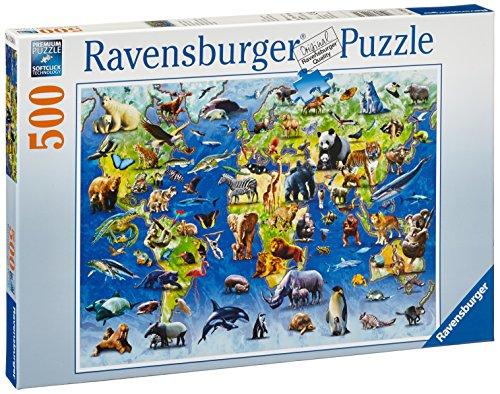 Ravensburger - Animales del Mundo, Puzzle de 500 Piezas (14264 4)