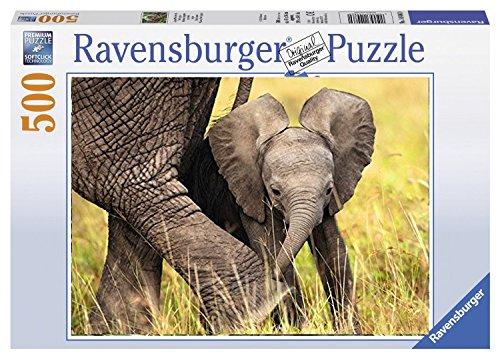 Ravensburger - Puzzles 500 Piezas, diseño Cachorro de Elefante (14489 1)