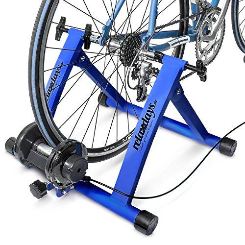 Relaxdays Bicicleta estática, Convierte Bicicleta común a estática, Mide: 54 x 46 x 20 cm