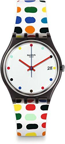 Swatch Reloj Digital para Mujer de Cuarzo con Correa en Silicona GM417