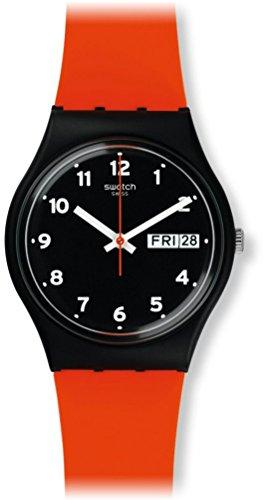 Swatch Reloj Analógico para Unisex de Cuarzo con Correa en Silicona GB754