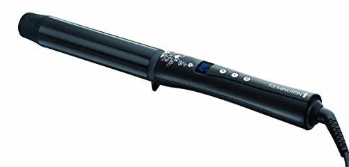 Remington Pearl CI9532 - Rizador de pelo, Cerámica con Perla, Punta Fría, Digital, Negro, Pinza de 32 mm