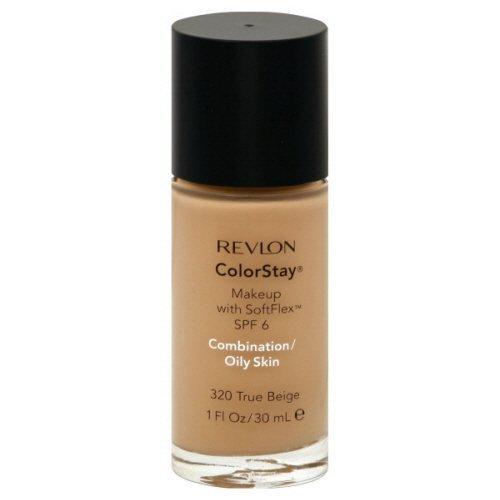 Revlon ColorStay Combinación Maquillaje/ Piel grasa Beige verdadero (pack de 2) Fundación